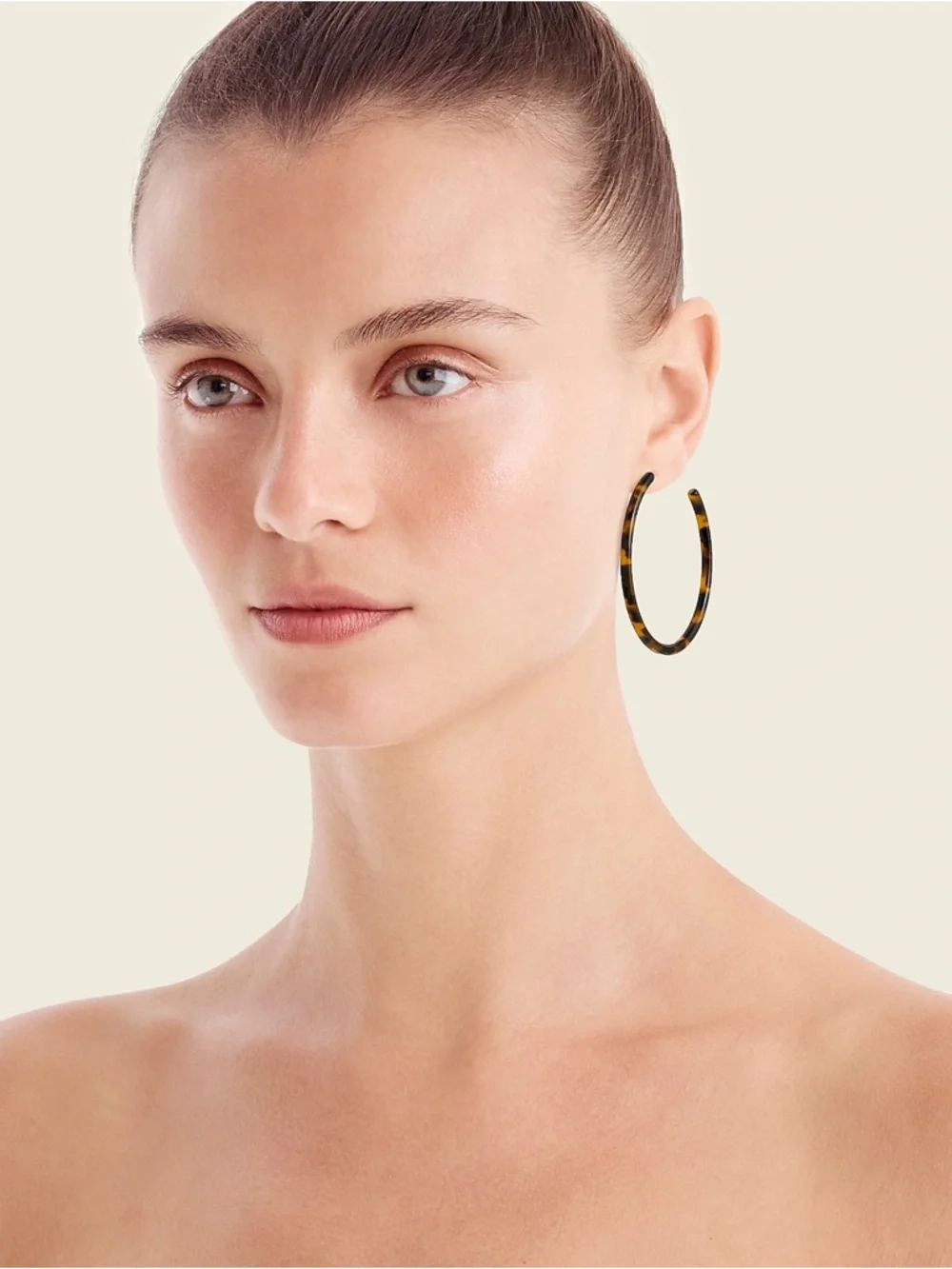 NWOT JCREW Tortoiseshell Hoop Earrings - Women Jewelry